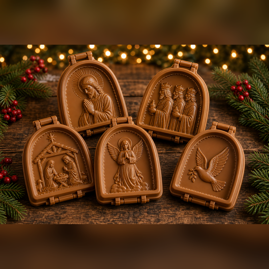 Faith & Nativity mini pie mold collection